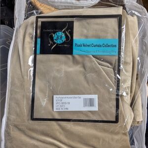 Plush Velvet Curtain Panel